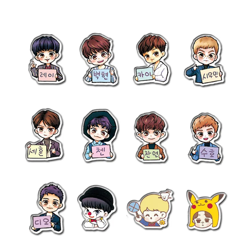 kpop stickers 59pcs pack graffiti fashion cool cute skateboard sticker waterproof for motorcycle anime kpop stickers kids toys sticker aliexpress