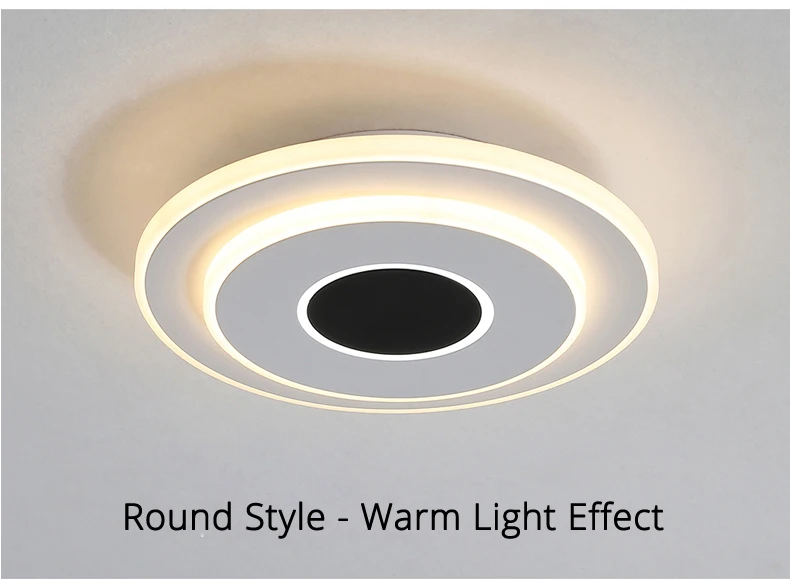 Modern Led Ceiling Lamp Luster Black and White Led Ceiling Lamp for livingroom Lights Hallway Balcony Lights Fixtures