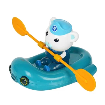 

Octonauts action characters cartoon animation Barnacles kayaking pull back ABS plastic children bathing water toys