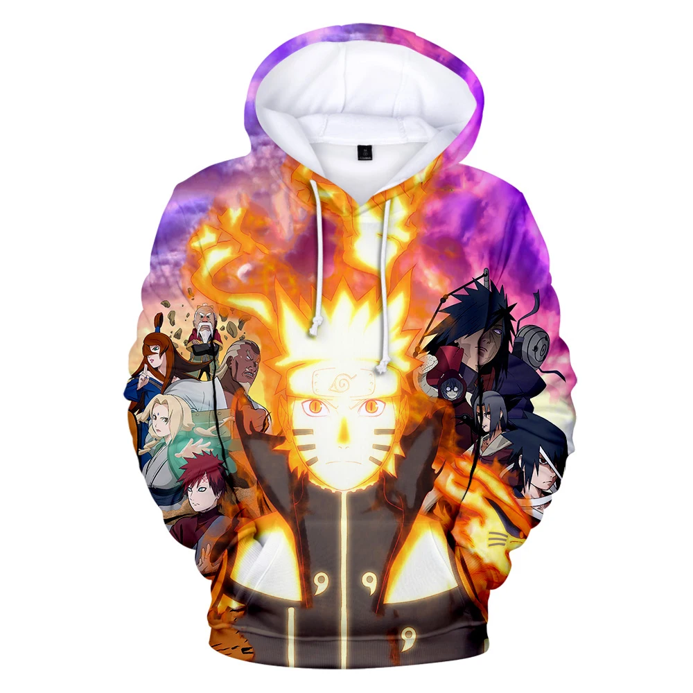 2021 Spring and Autumn Men's Hoodie 3D Printing Japanese Anime Children's Fashion Casual Sweatshirt Coat