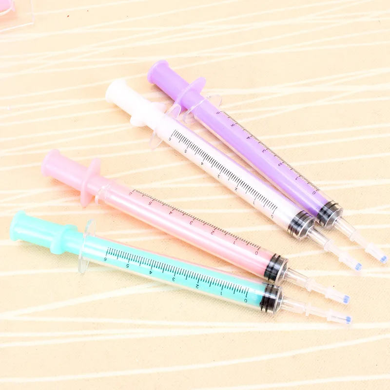 

1Pc Ballpoint Pens Creative Rollerball Pen Personality New Syringe Student Novelty Gift Prizes Stationery School Writing Office