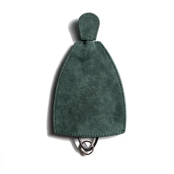

Hot car Alcantara Key Case cover for keychains universal Suede real leather fashion customize logo cumstom made black red green