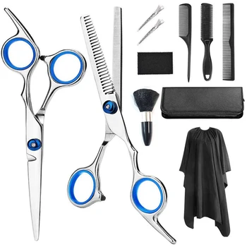 

Professional Hairdressing Scissors Hair Barber Barbershop Haircut Thinning Shears Devices for Cutting Scissors Set Salon Tool