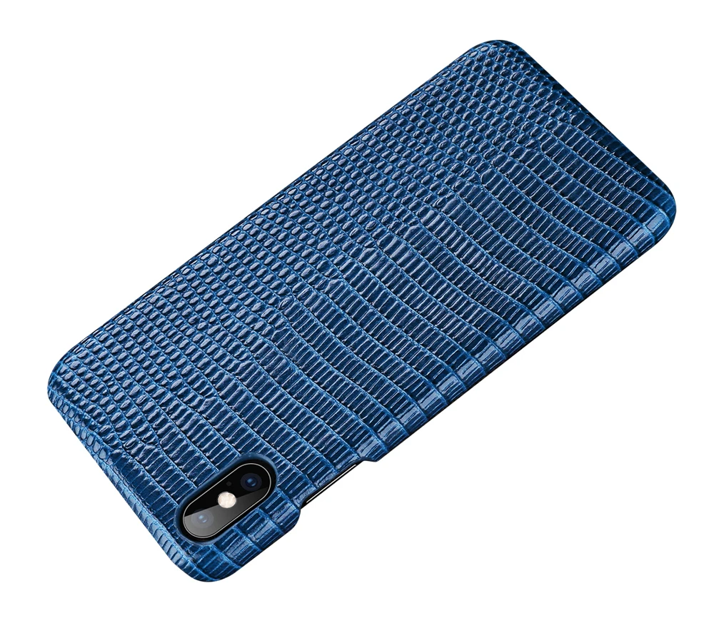 Роскошный чехол Lizard textur для задней крышки Fundas для iPhone 11 Pro XR X XS Max, чехол из натуральной кожи для iPhone 8 7 6 6s Plus, чехол 8p Coque