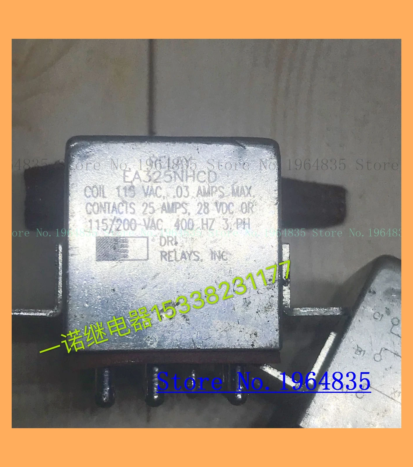 

RELAY EA325NHCD-115VAC/400Hz 03AMPS