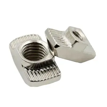 

Set T-Slot Nuts Hammer Fastener For Aluminum Profile Nickel-Plated Steel