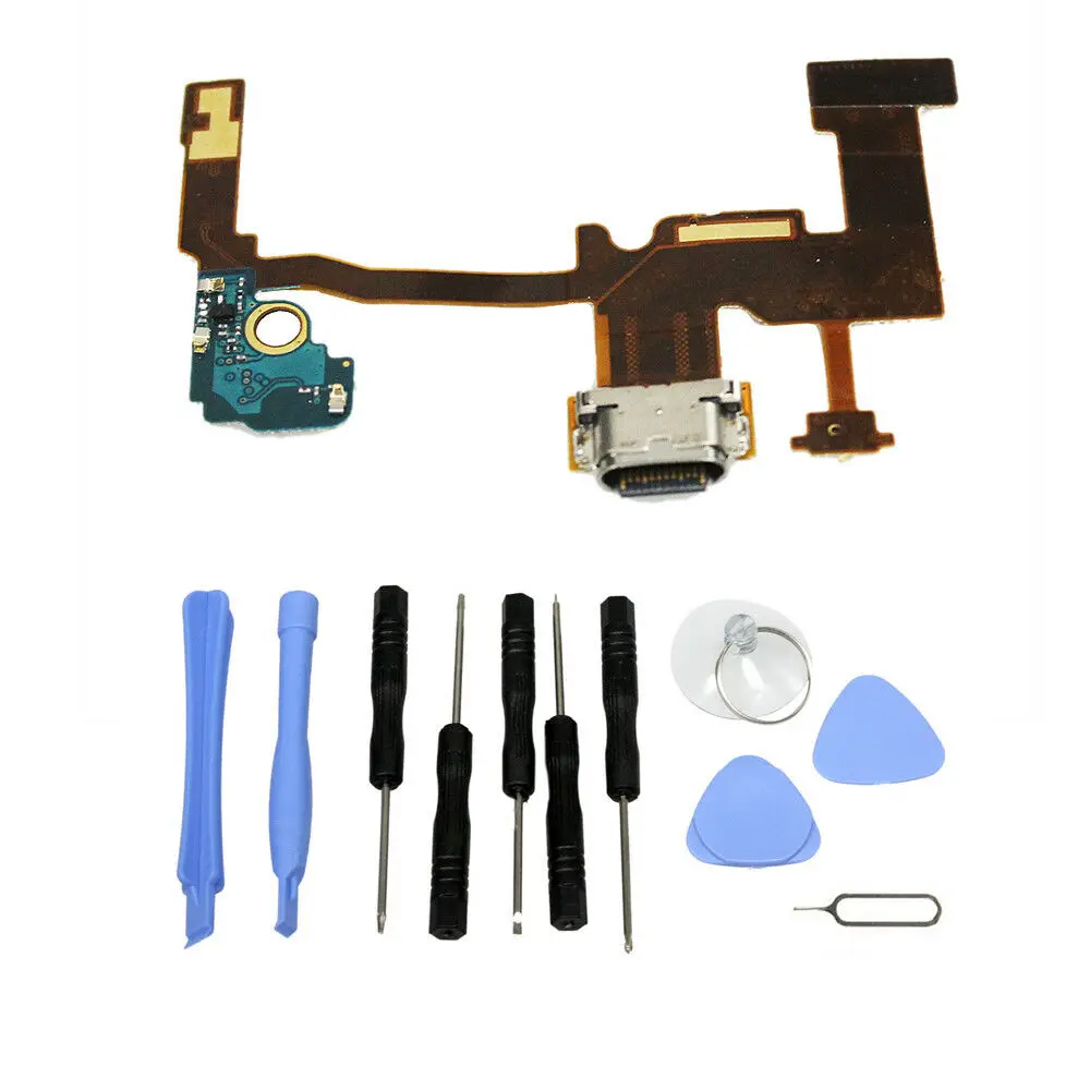 New For Google Pixel 2 XL 6.0" USB Charging Port Dock Connector Mic Flex Cable With Tools |