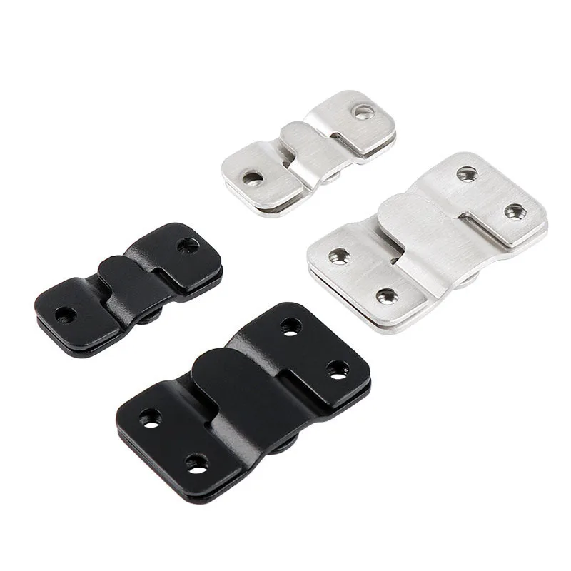 Adhesive Hooks Picture Frame Hangers Hanging Hooks 4pcs Stainless steel wall Hook picture frame keyhole hanger Z Clip Sofa bed Interlocking Flush Mount Bracket furniture connector