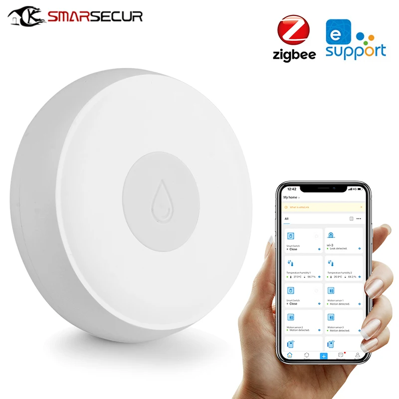 Flood-Detector Smart Home Ewelink Remote-Control Water-Leak-Sensor Wireless Alarm-App