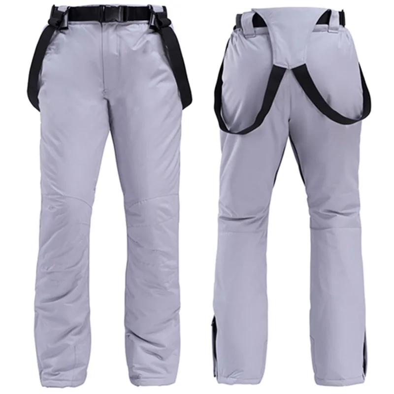 Лыжные брюки для мужчин и женщин, уличные, ветрозащитные, водонепроницаемые, теплые, пара, зимние штаны, зимние, лыжные, сноубордические, брюки, бренд - Color: Q4
