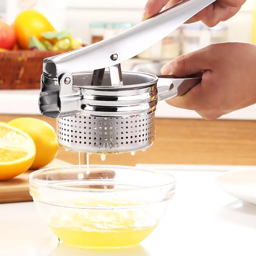

Manual Lemon Lime Press Squeezer Fruit Juice Maker Chef Vegetable Juicer Tool Juice Maker Manual Strainer Ergonomic long handle