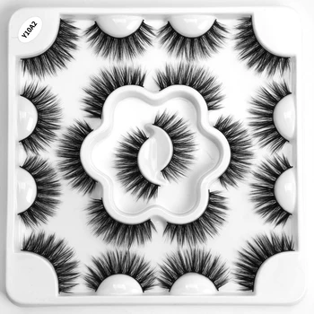 

New 4/7/10/13 pairs false eyelashes 3d Mink Lashes Fluffy Eyelash Extension Natural Long Mink Eyelashes Makeup Cilios Maquiagem