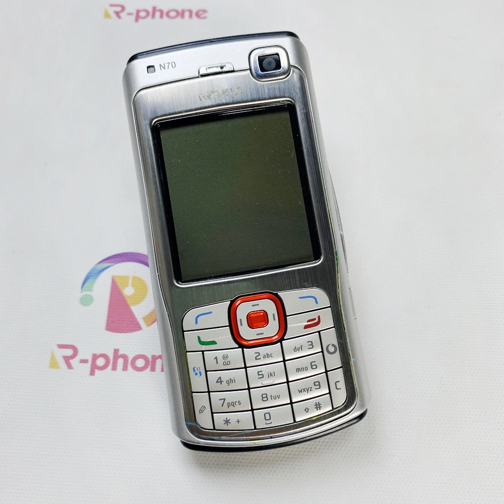 Оригинальный Nokia N70 GSM разблокированный мобильный телефон 3MP отремонтированный