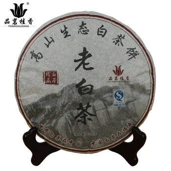 

2018 LAO BAI CHA Premium Shou Mei White Tea Cake Fujian Old Tree Fuding White Tea High Mountain 300g