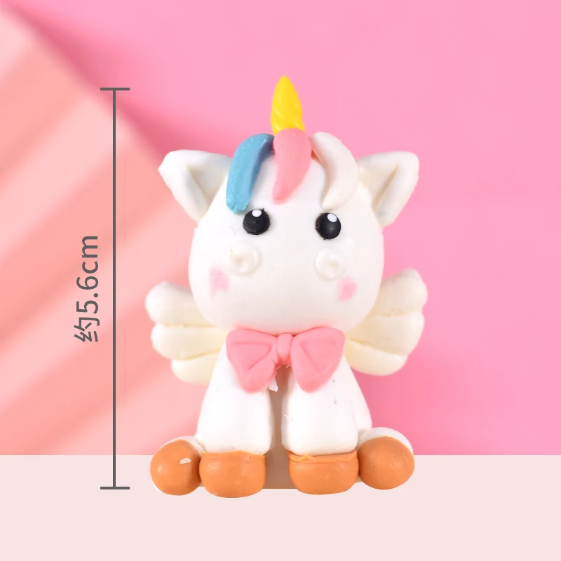 坐姿款软陶独角兽