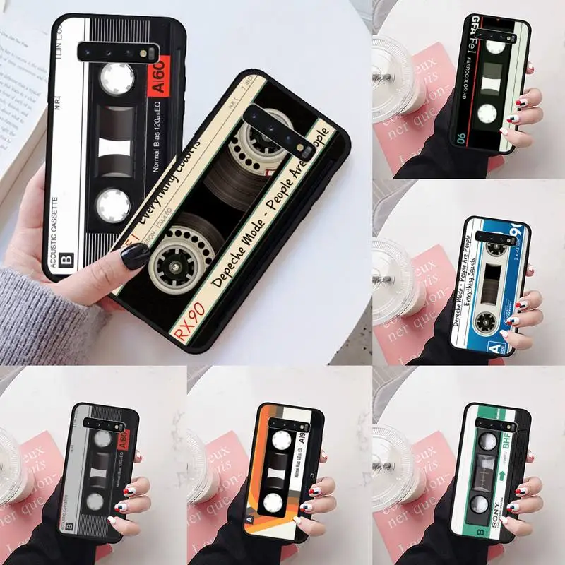 

Classical Cassette Tape retro Phone Case For Samsung Galaxy S5 S6 S7 S8 S9 S10 S10e S20 edge plus lite