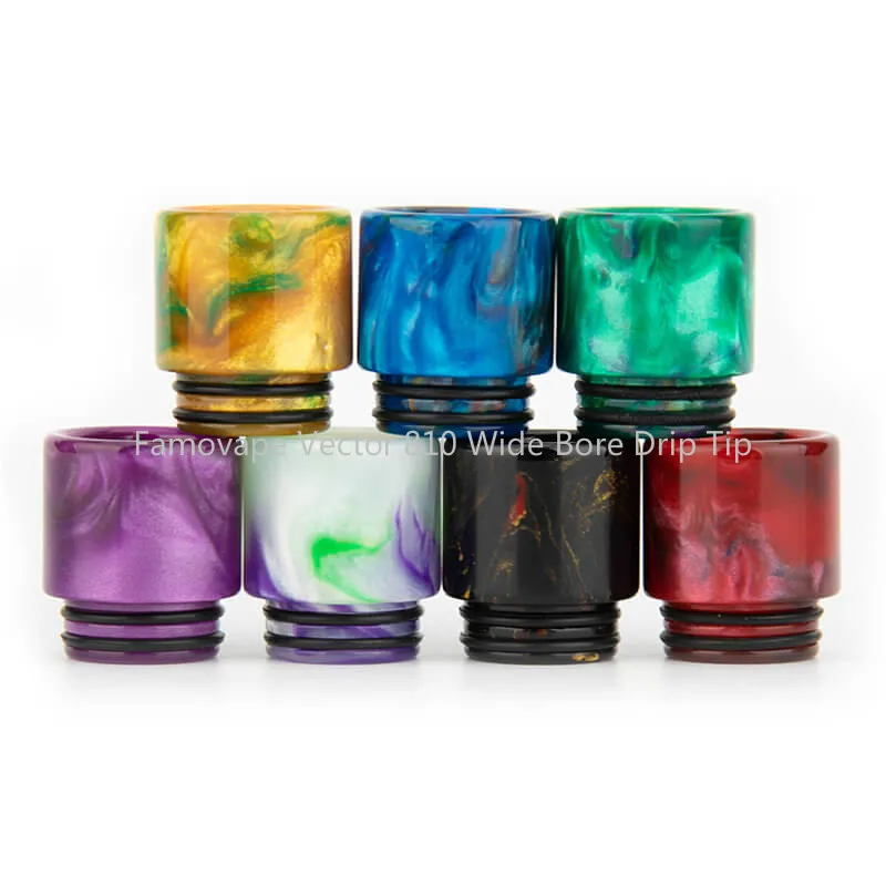 Цветной мундштук Delrin Coilart Mage RTA 2019/Innokin Plex/Uforce T1 T2/Famovape Vector 810 с широким
