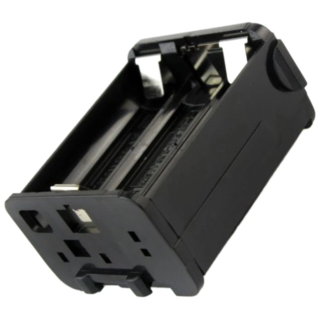 

6xAA Battery Case Replacement Storage Box For Kenwood TH-28A TH-48A TH-78A Walkie Talkie Black