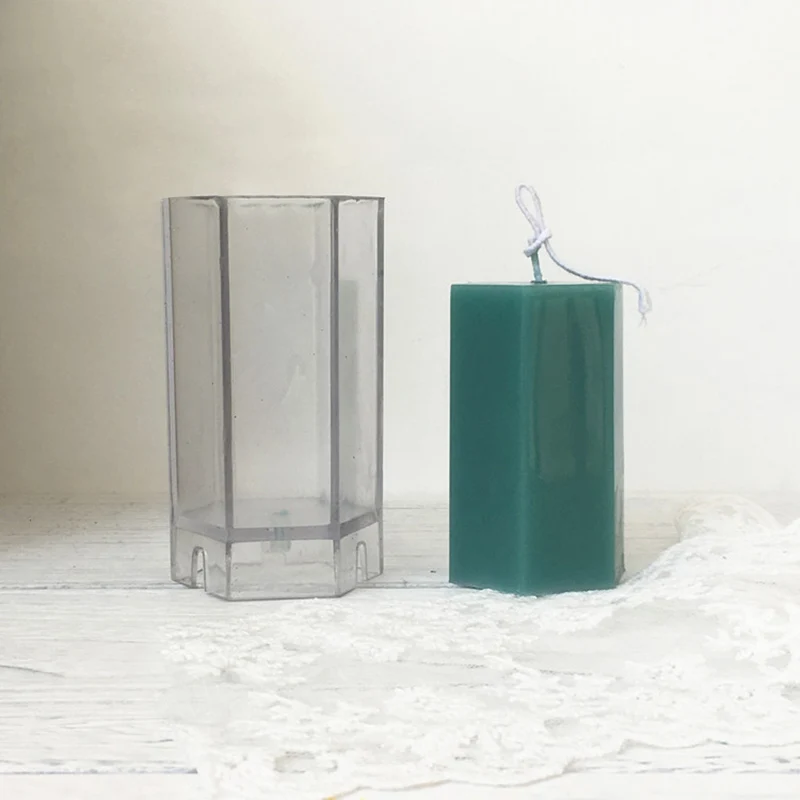 Шестигранная форма для свечи и помадки 3D сделай сам инструменты украшения торта