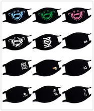 Anti poeira máscara boca k/da kda akali máscara cosplay akali assassino cosplay máscaras de algodão à prova de poeira máscara quente