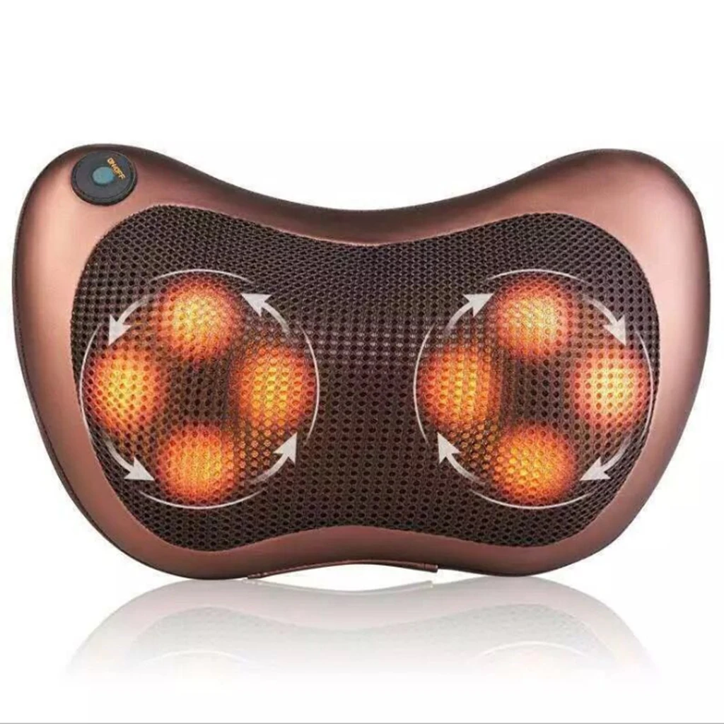 Cordless Body Muscle Neck Back Shiatsu Massager Pillow with Heat Relaxation Leg Foot Body Arm Muscle Heat Massager Pillow 