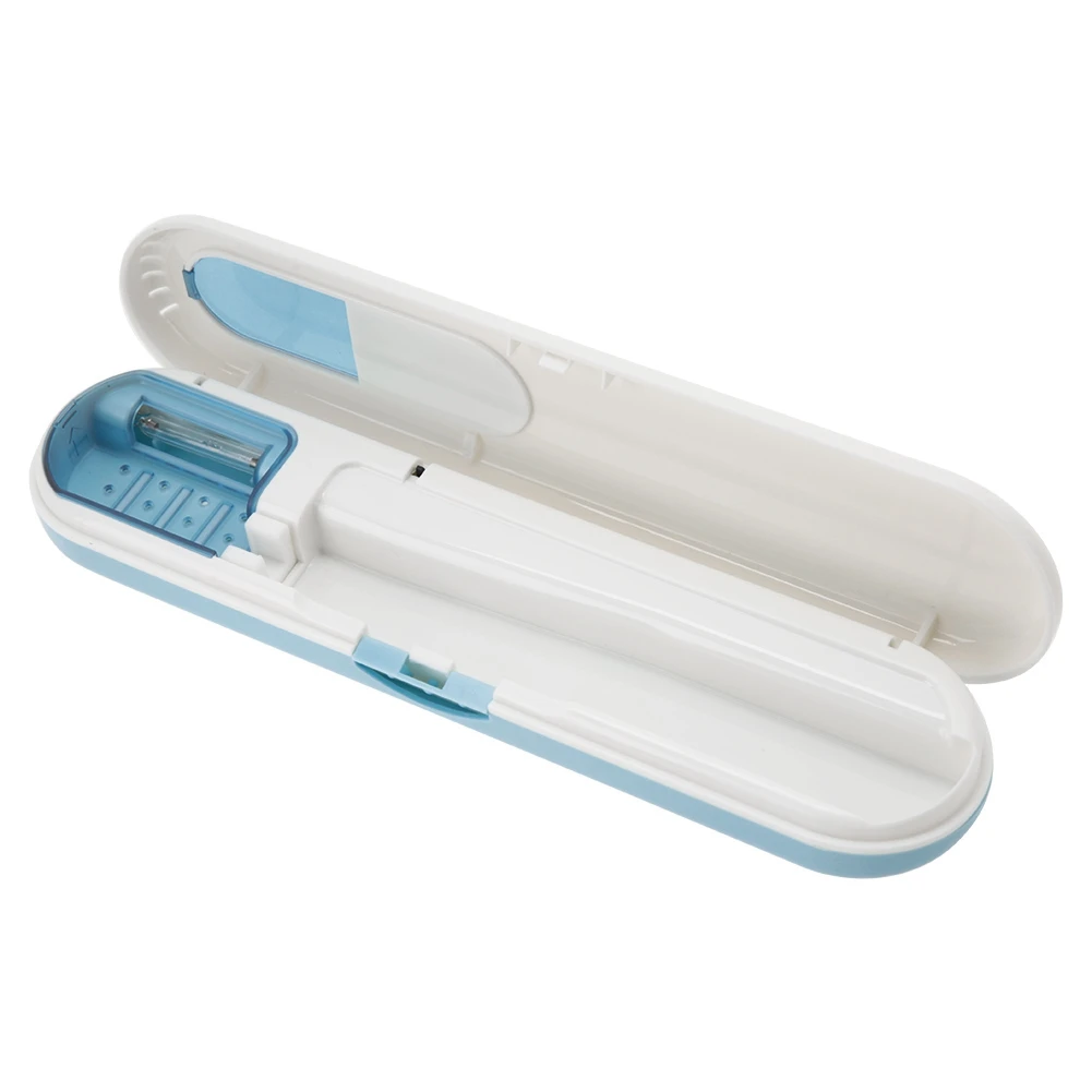 

Portable UV Toothbrush Sterilizer Box Toothbrush Head Clean Disinfection Sanitizer Home Travel Toothbrush Sterilization Box