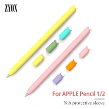 Pour IPad Tablette Tactile TPU Silicone Souple Embout De Protection Cove Pour Crayon Pomme 1 2 Pencil2 Stylet Écran anti rayures Plume Cas 