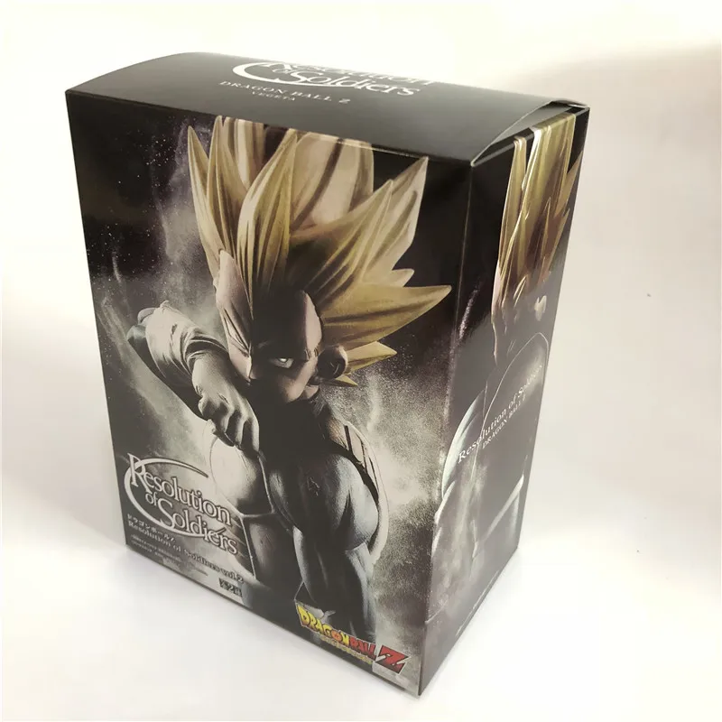 2 шт./лот Dragon Ball с рисунком из аниме «Драконий жемчуг зет» Веджета супер сайян Пробуждение Гохан Мужские Шорты для купания отец Fusion gogeta pvc Аниме Фигурка DBZ коллекция режим - Цвет: Vegeta Real Boxed