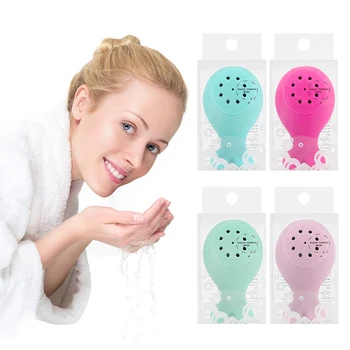

1Pc Small whale Face Washing Silicone brush Skin cleansing Blackhead Removal Cleansing instrument Skin Care Deep cleaning tool