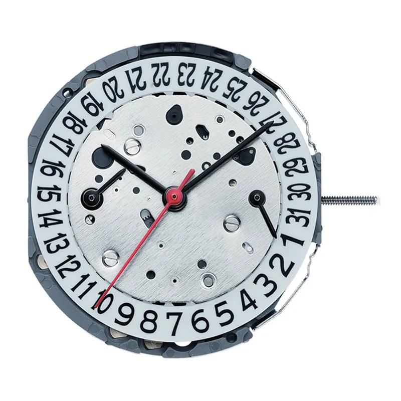 Часы Аксессуары для перемещения Япония JP21 кварцевый механизм пять pin один календарь шесть слов со стержнем без батареи