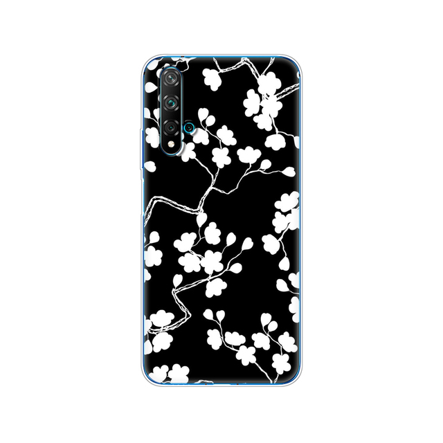 For Huawei Nova 5T Case Soft TPU Back Silicon Phone Cover For Nova5T 5 T YAL-L21 6.26'' Fundas Coque Bumper Skin shockproof