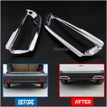 Honda CR-V CRV MK II Exterior Chrome Tail Light Trim KIT Set Cover Covers 2002 2003 2004