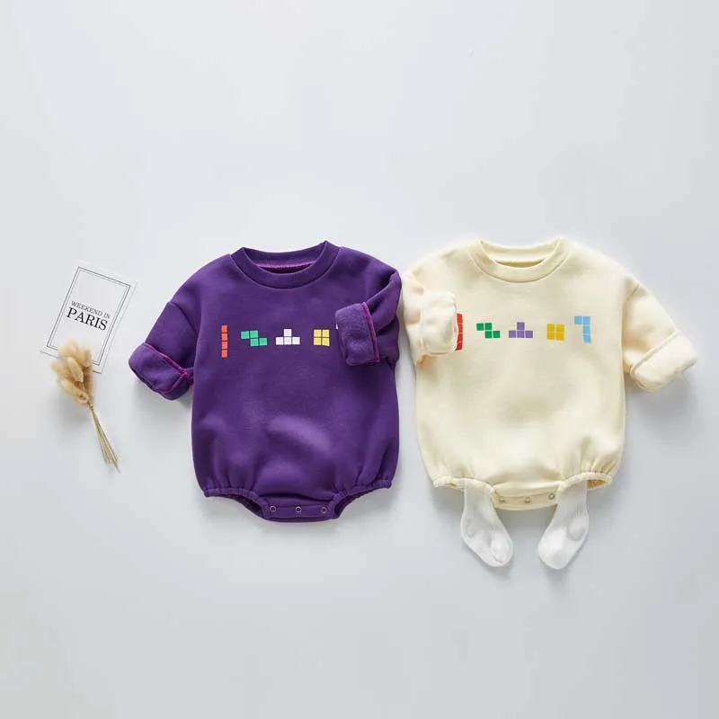 

MILANCEL baby suit cutebaby girls boys bodysuits long sleeve baby one piece