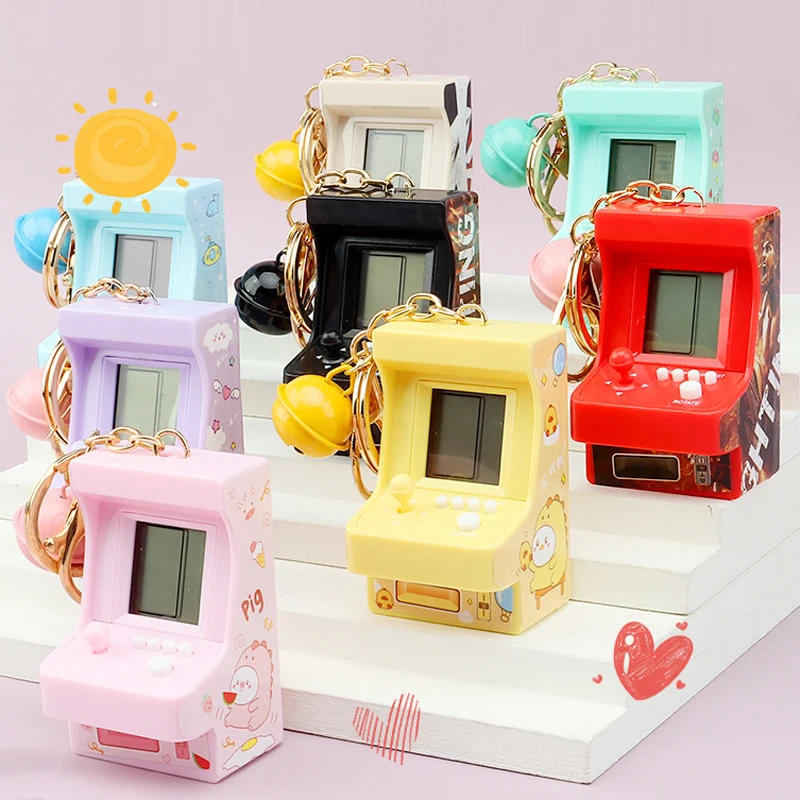 Game-Machine Player Brick-Game Music-Playback Kids Classic with Retro Bag 1pcs Handheld