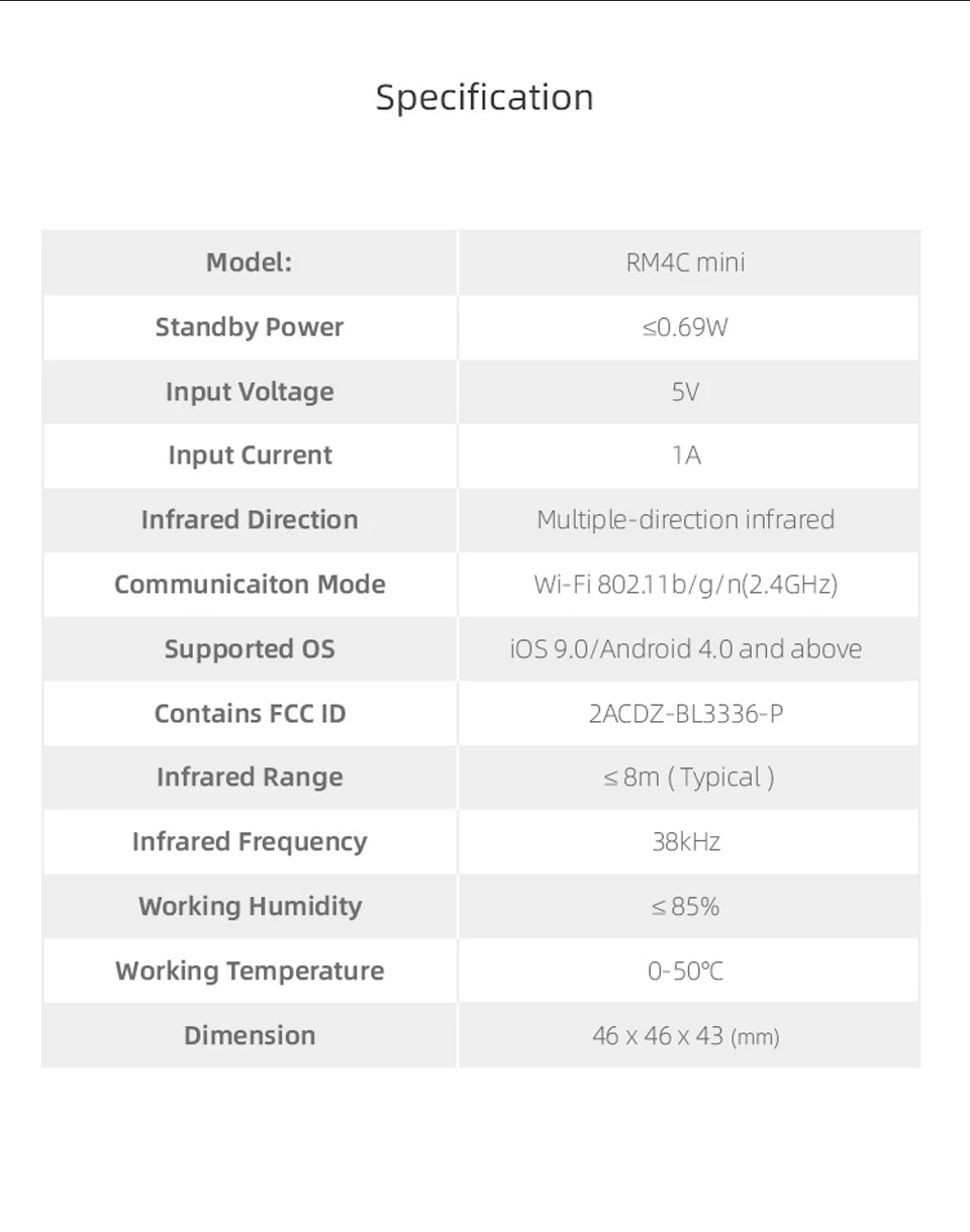 2021 New BroadlinkBestcon RM4c Mini/RM4c Pro Universal 4G Wifi IR Mini Remote Control Compatible Alexa Google Assistant For AC