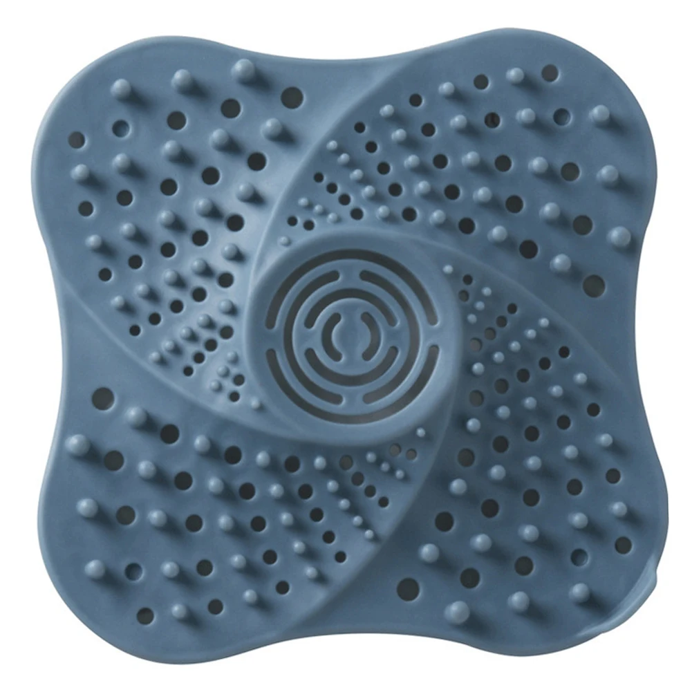 

Cover Practical Residue Isolation Shower Tub Strainer Solid Kitchen Sink Clean Floor Drain Bath Tub Filter Non Slip Hair Catcher