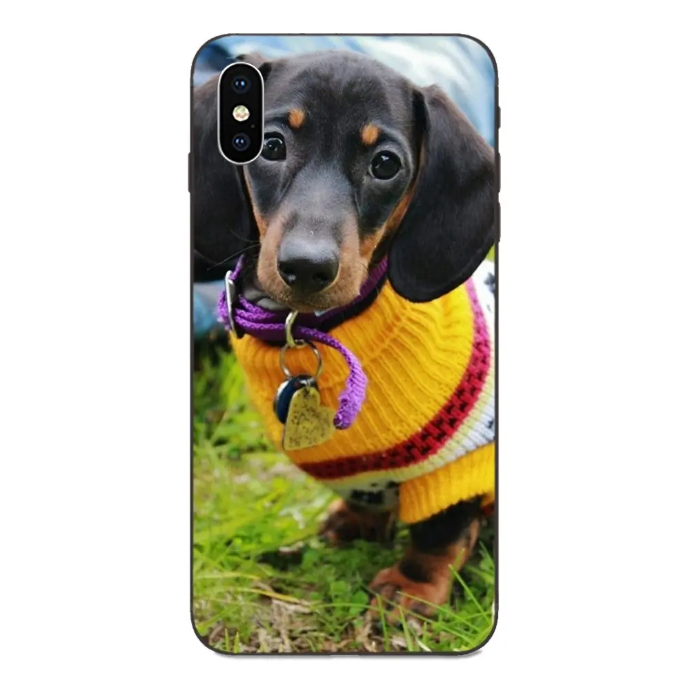 as picture Плюс в виде симпатичных животных щенок таксы для Galaxy A3 A5 A6 A6s A7 A8 A9 A10 A20E A30 A40 A50 A60 A70 A80 A90 плюс - Цвет: as picture