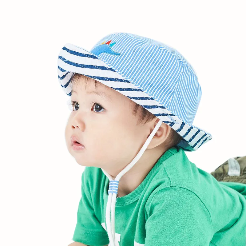 Summer BABY BOY 50 SUN PROTECTION Spring 100/% Cotton boys hat with UV