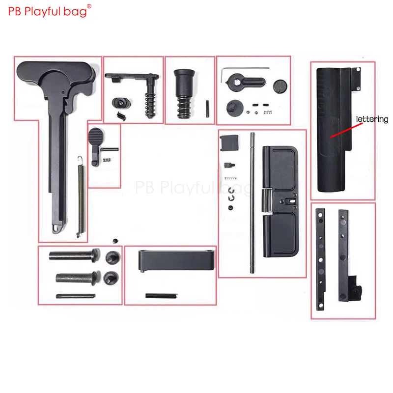 

Toy upgrade material small fittings HK416 TTM jm9 bd556 split nylon case pull handle parabolic water bullet OD11