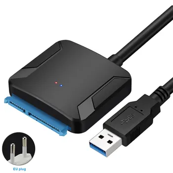 

Sata To Usb3.0 Adapter Professional Hard Disk Convert Cable Practical For Laptop Stable High Speed Durable Fast Transmit