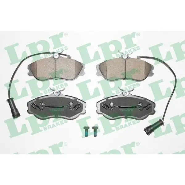 Колодки тормозные AUDI 80/90/100/200 84-96 передние с датчиком L