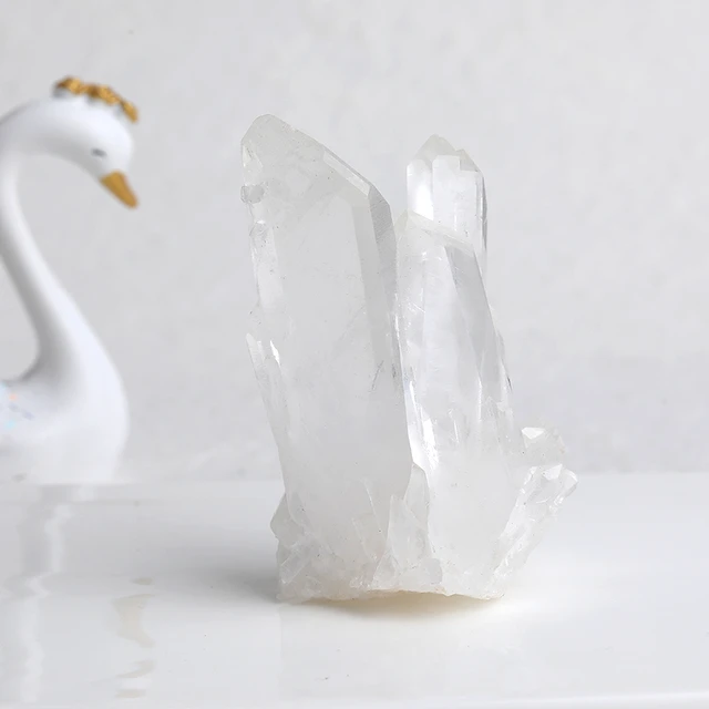 Pierre,Amas de cristaux blancs naturels, 1 pièce, Quartz, guérison