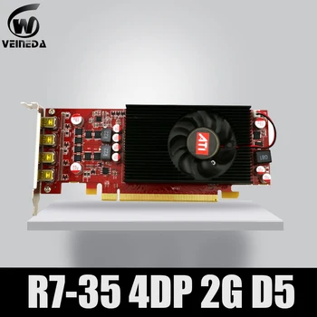 

Multiscreen Display Card R7 350 2GB GDDR5 128Bit 4DP for Low Profile PC Support 4 mode display