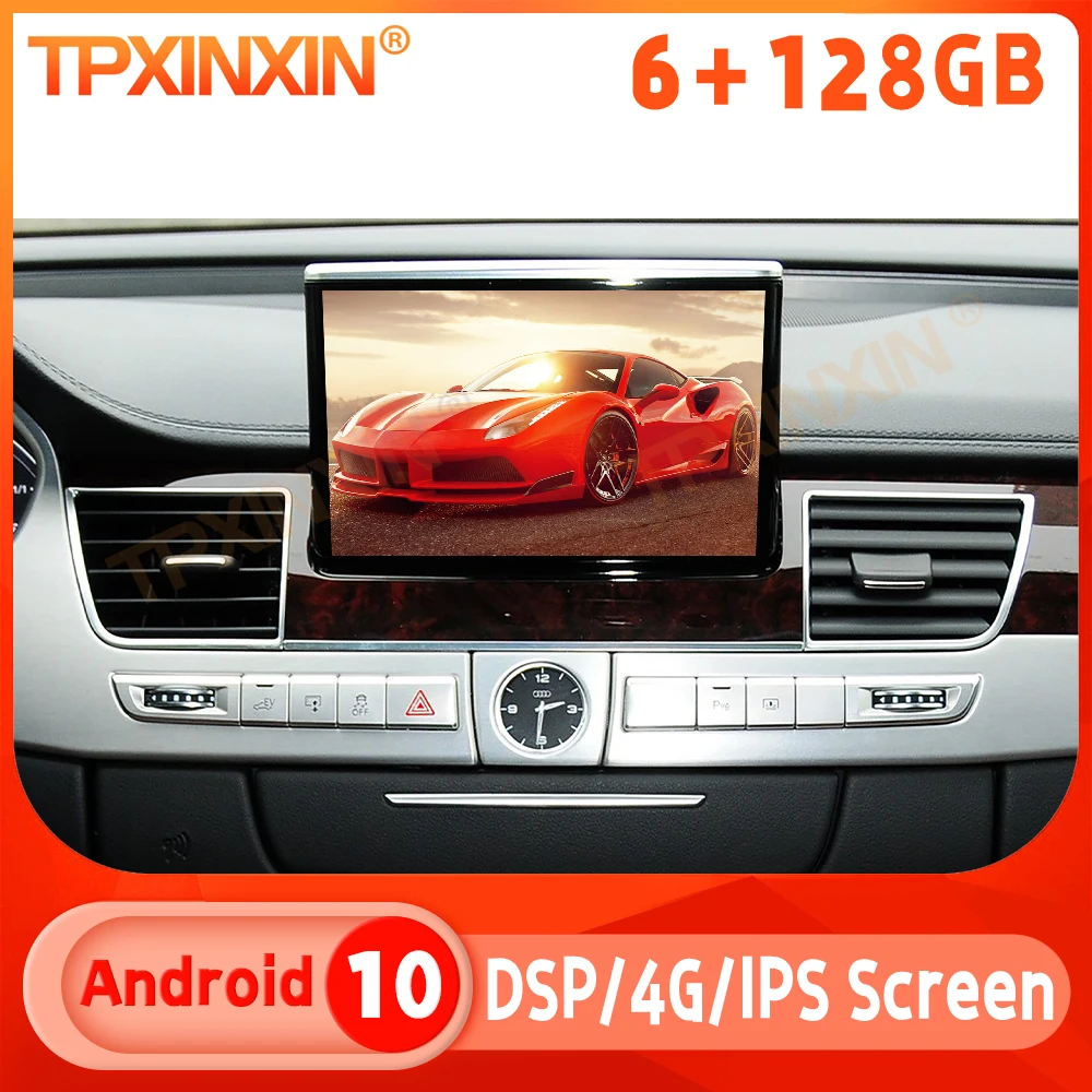 

Android 10.0 6+128G Car Radio For Audi A8 2004-2011 Multimedia Player GPS Navigation Auto Stereo Tape Recoder Head Unit Carplay