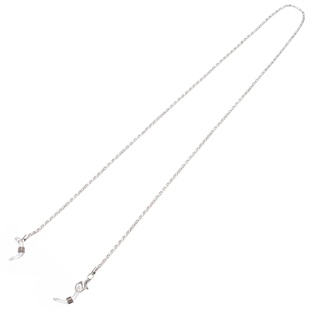 Silver 1 шт., 4 цвета, металлическая цепочка для очков, очки для чтения, для очков, ремешок на шею, ремни для очков, аксессуары - Цвет: Silver