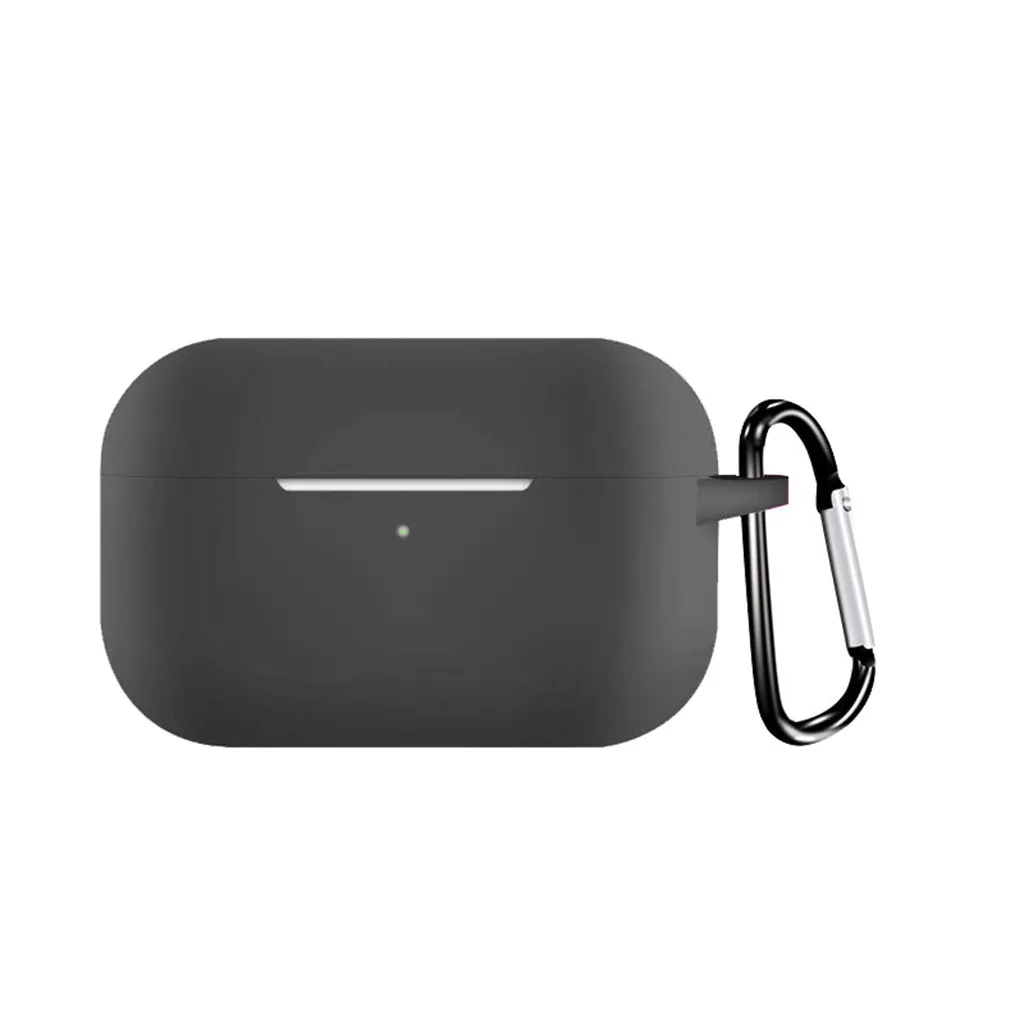 Силиконовый защитный чехол для AirPods Pro 2019 беспроводные TWS Bluetooth наушники мягкий