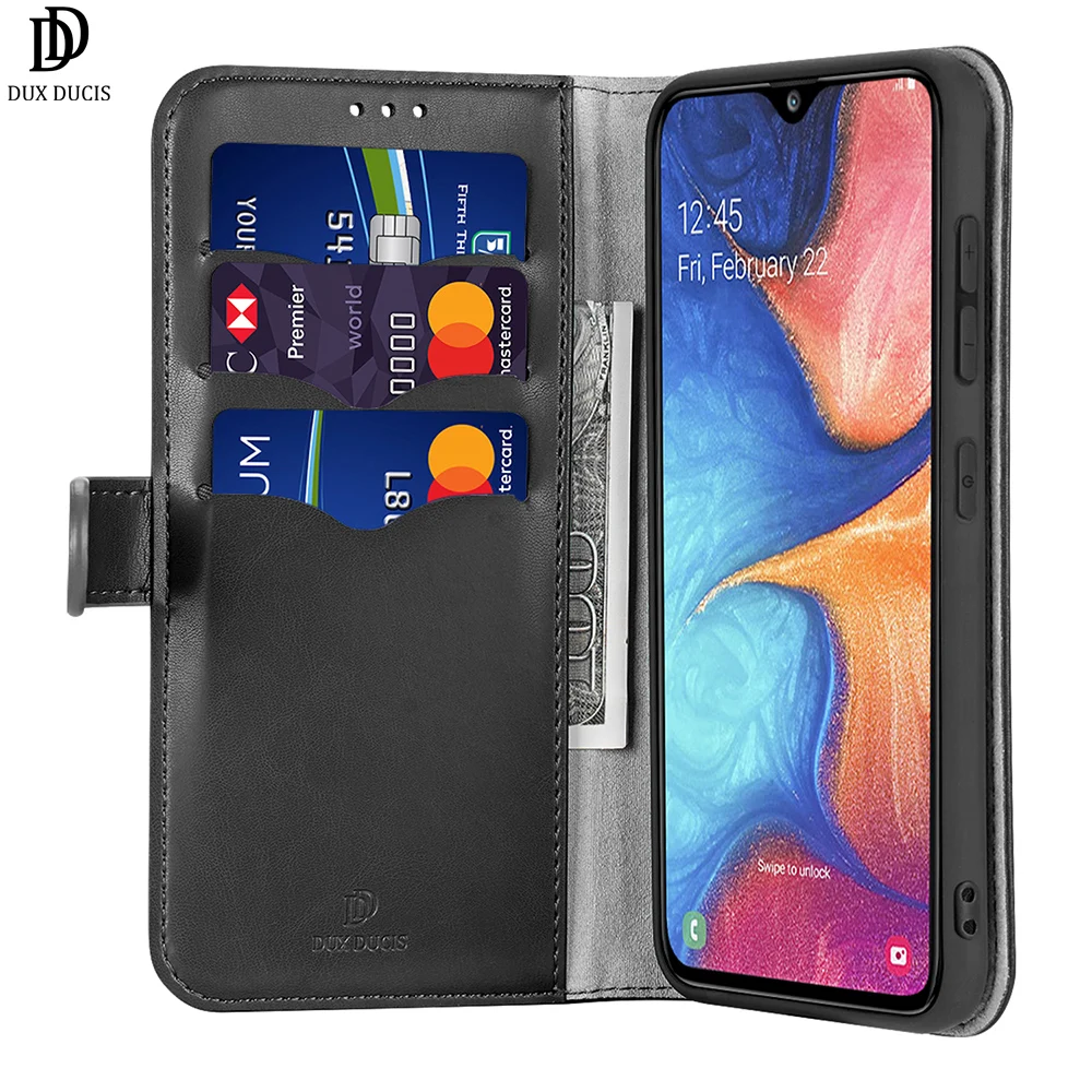 

Flip Wallet Case For Samsung A40 Soft Protective Kickstand Cover Credit Card Pocket Slot Stand Smart Auto Sleep Wake Phone Bag