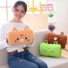 Грелка для рук с героями мультфильмов нагреватель плюшевая подушка моющаяся ручная Подушка пальчиковые руки