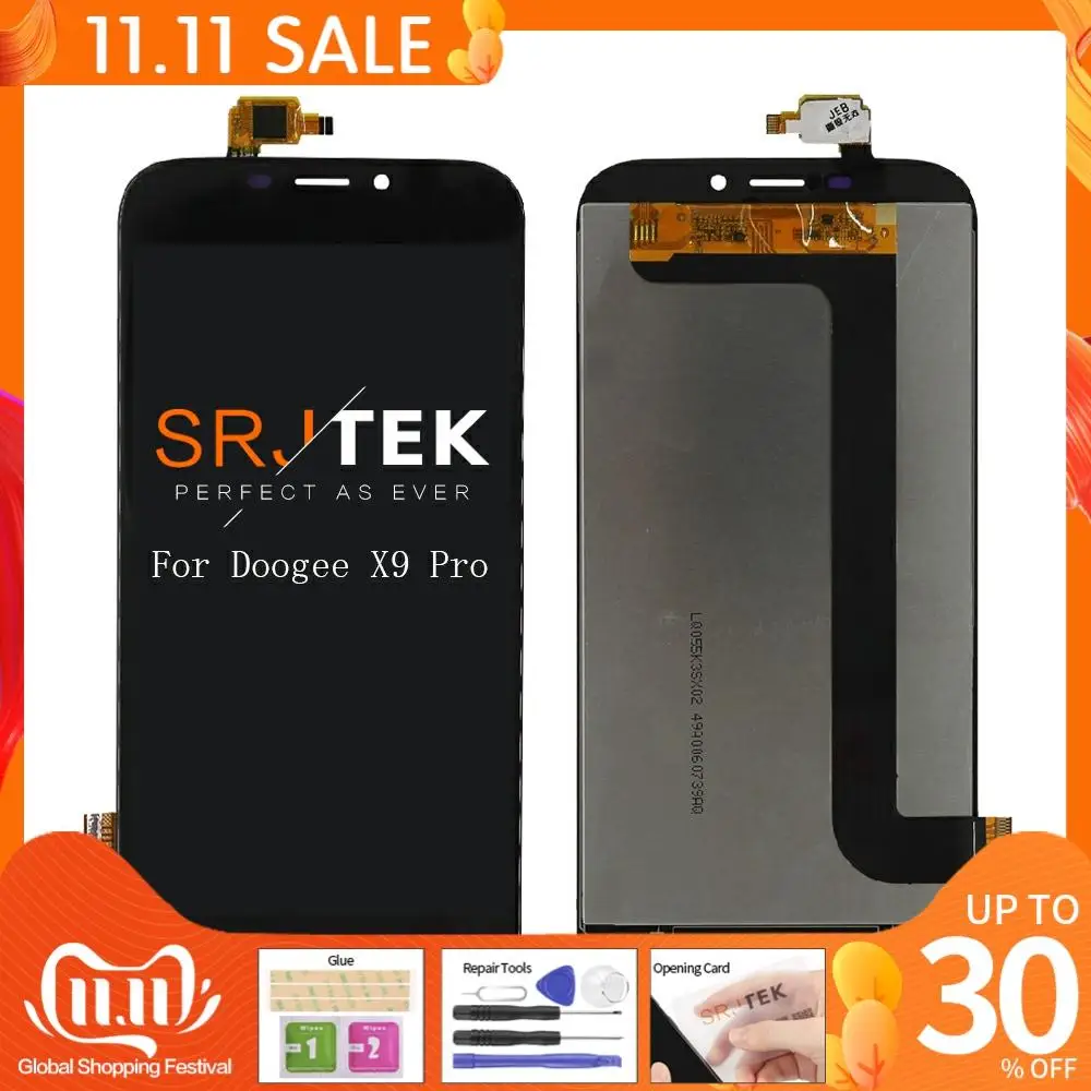 100% протестированный ЖК-дисплей диагональю 5 дюйма Для Doogee X9 Pro детали для ремонта