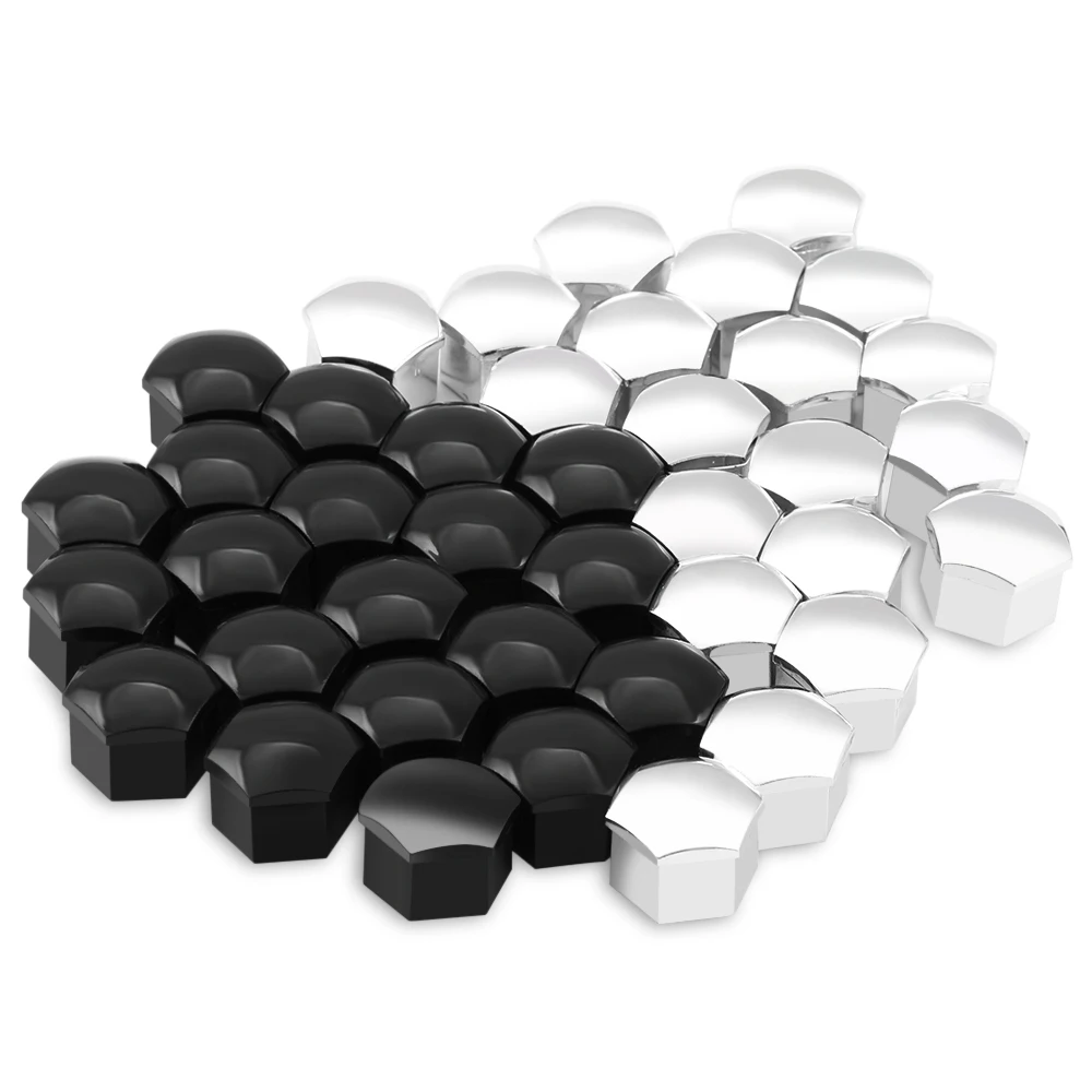 Car Wheel Nut Caps 20Pcs for Seat LEON ST FR FR+ CUPRA Ibiza Altea Cordoba Toledo Alhambra Arona Ateca